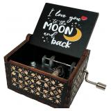 2pk You're My Sunshine Wood Music Box Engraved