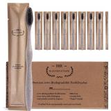 10pc Biodegradable Eco-Friendly Toothbrushes