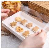 50pc Cookie/Bakery Box 9.5'x6'x1.2'