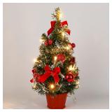 15.7in Lighted Christmas Tree