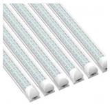 6pk Led Integrated Tube Lights 6000k 24W 24in
