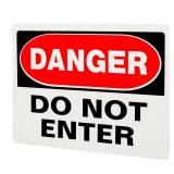3pk Aluminum Do Not Enter Sign 10x14in
