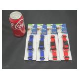 Small Adjustable Dog Collar, Petking, Red/Blue