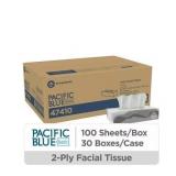 3000ct Pacific Blue Basic 2-Ply Tissue