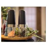2ct Electric Spice LED Grinders 8x2in