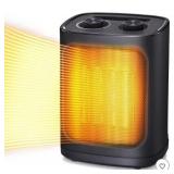 1500W Ceramic Indoor Heater Black R.W.FLAME