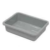 20x15x5in Tote Box Grey Rubbermaid