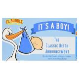 El Bubble It's A Boy Bubble Gum Cigars (Pack)