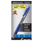 12pk Pilot G-2 Blue Retractable Gel Pen
