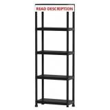 5 Tier Plastic Storage Shelves
