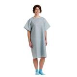 12pk One Size Medline Patient Gown w/Back Ties