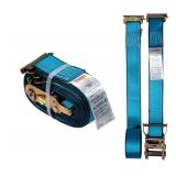 3pk Mytee E Track Ratchet Straps 2inx20ft/ea