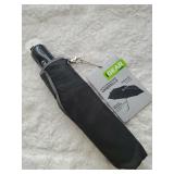 Auto Open/Close Black Umbrella Black