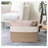 Rectangle Woven Basket 17.5x12x12in