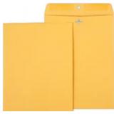 Staples Kraft Envelopes 9x12 Brown 100/Box