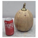 9in Wood Pumpkin Decoration