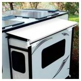 7ft3in Dulepax RV Slide-Out Awning Kit, White