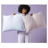 2pk (WHITE) Standard Mellow Cooling Pillowcases