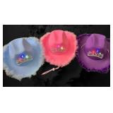 ASSORTED COLOR LED COWGIRL HAT