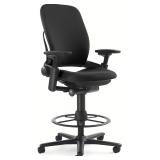 Steelcase Leap Fabric Stool 54x27x24.75in