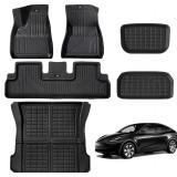 Tesla Model 3 Floor Mats 2023-2021, 6PCS