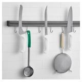 24in Choice Magnetic Knife Holder with Hooks