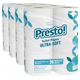 24 Rolls Presto! Toilet Paper 2ply