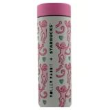 16oz Starbucks x Roller Rabbit Pink Monkey Tumbler