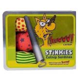 3pc Yeowww! Tin of Stinkies: Catnip Fish Toy Set