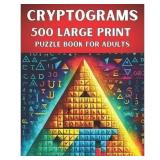 500pg Cryptograms Puzzle Book for Adults