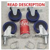 4pc Castor Wheel Set 4in
