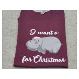 XL Women's Hippopotamus Tee Shirt