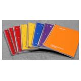 8ct 1-Subject Notebook Staples 8x10.5in