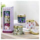3pc Tin Candles in Gift Box 6oz