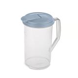 2qt Clear/Blue Pitcher Plastic Sterilite
