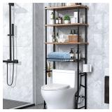 4 Tier Over-The-Toilet Storage Shelves