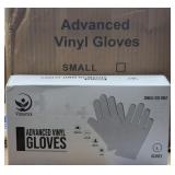 1000ct Clear Vinyl Gloves Powder Free
