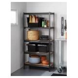 5 Tier Heavy Duty Steel Shelf 70x35x15in