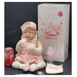 14in Reborn Baby Doll Pink Dress