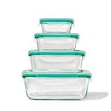 8pc Smart Seal Glass Container Set