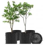 5pc 14gal Air Pruning Planters Black 16x16in