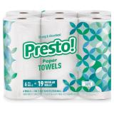 6 Rolls Amazon Brand - Presto! Paper Towels