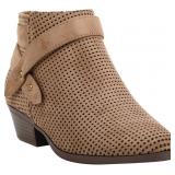 6 Women s Heel Round Toe Slip on Booties Zarella