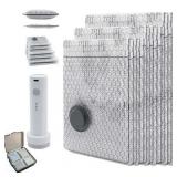Cordless Travel Vacuum Bag Set with Pump