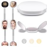 3-Frame Portable LED Mirror Rechargeable