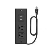Recessed Power Strip with USB C/A Surge
