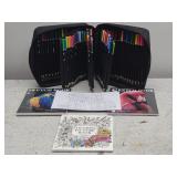 120pc Colored Pencil & Coloring/Sketch Book Set
