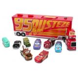 Mack Hauler Play Set w/8 Pullback Die-Cast Cars