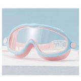 Kids Swim Goggles Snorkel Mask Anti-Fog View Pink