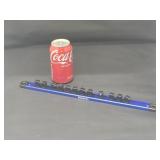 16in Magnetic Socket Organizer Rail 1/2in